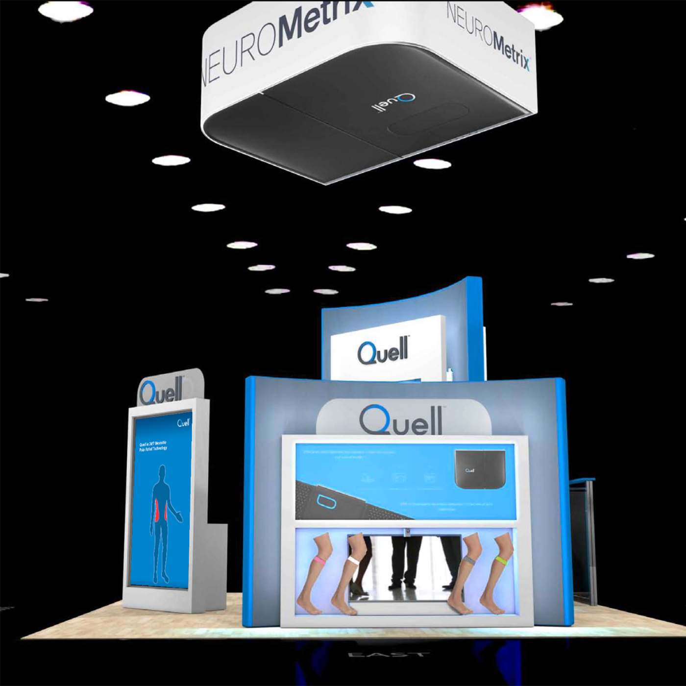 Interactive tradeshow booth experience.